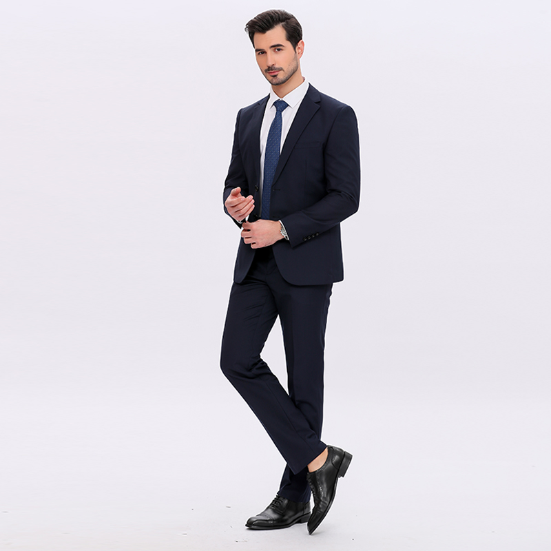 Korean Men Formal Wear - İki Düğmeli İki Parçalı Erkek Moda