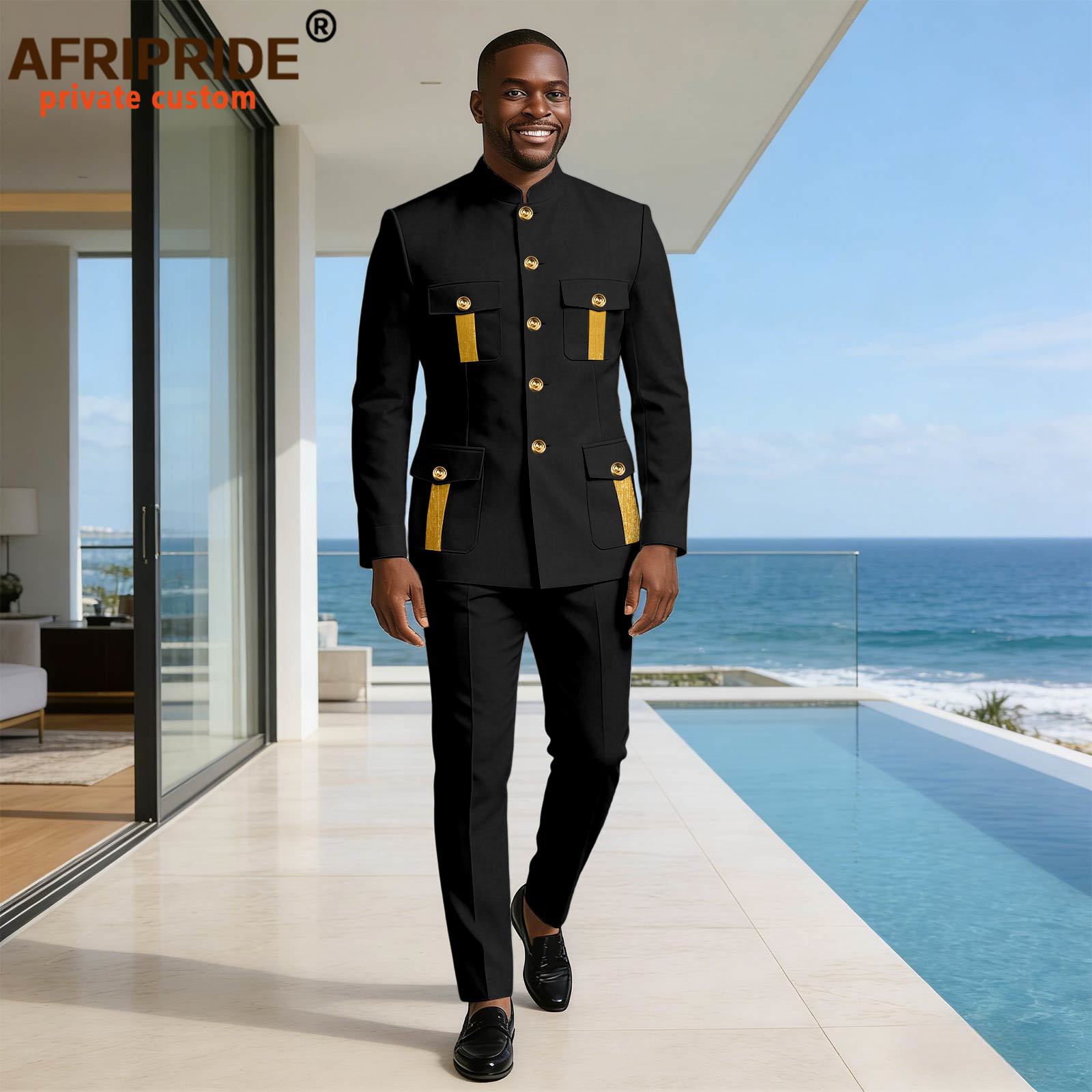 Men Formal Wear Clothes - Erkek Resmi Giyim Tek Göğüslü Cepli