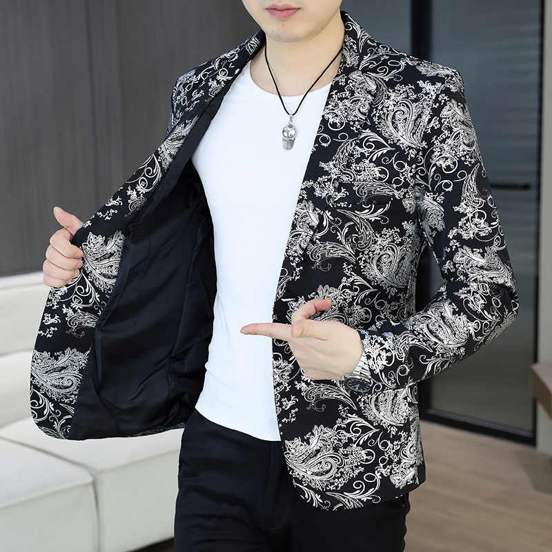 Korean Men Formal Wear - Blazer Outdoor Erkek Bisiklet Modası İş