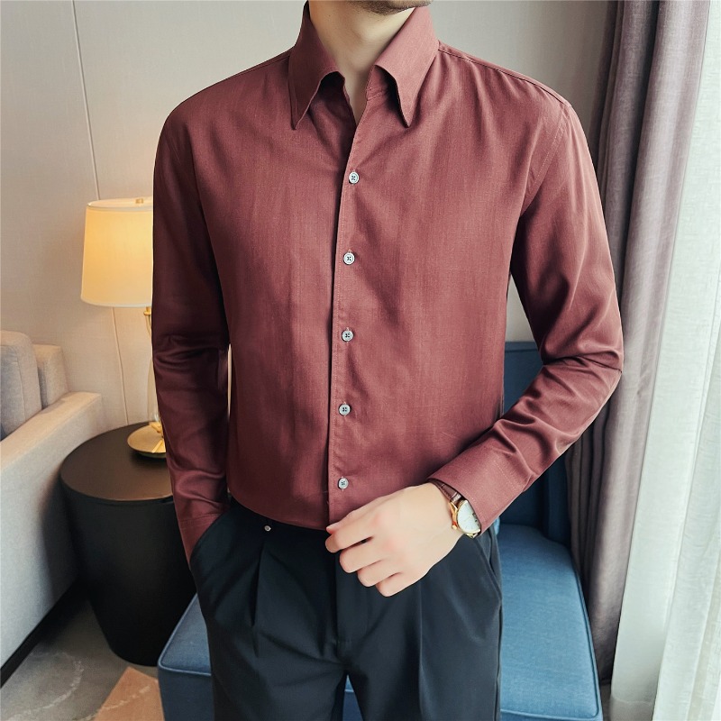 Men Formal Wear Clothes - %100 Lyocell Nefes Alabilen Erkek Gömlekleri,