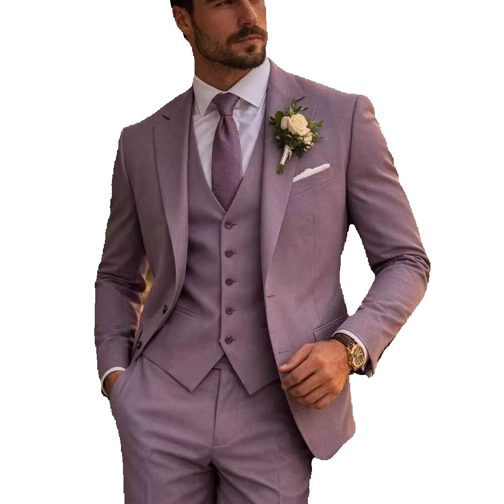 Lavanta 3 Parça erkek Takım El - Men Formal Wear Outfits incelemesi ve fiyatı