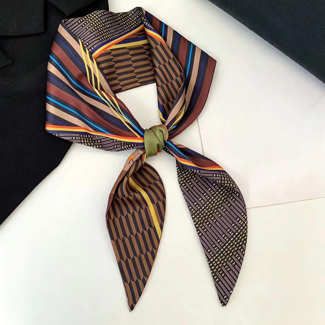 Lüks Baskılı Uzun Saç Kurdeles - Silk Tie Woven incelemesi ve fiyatı