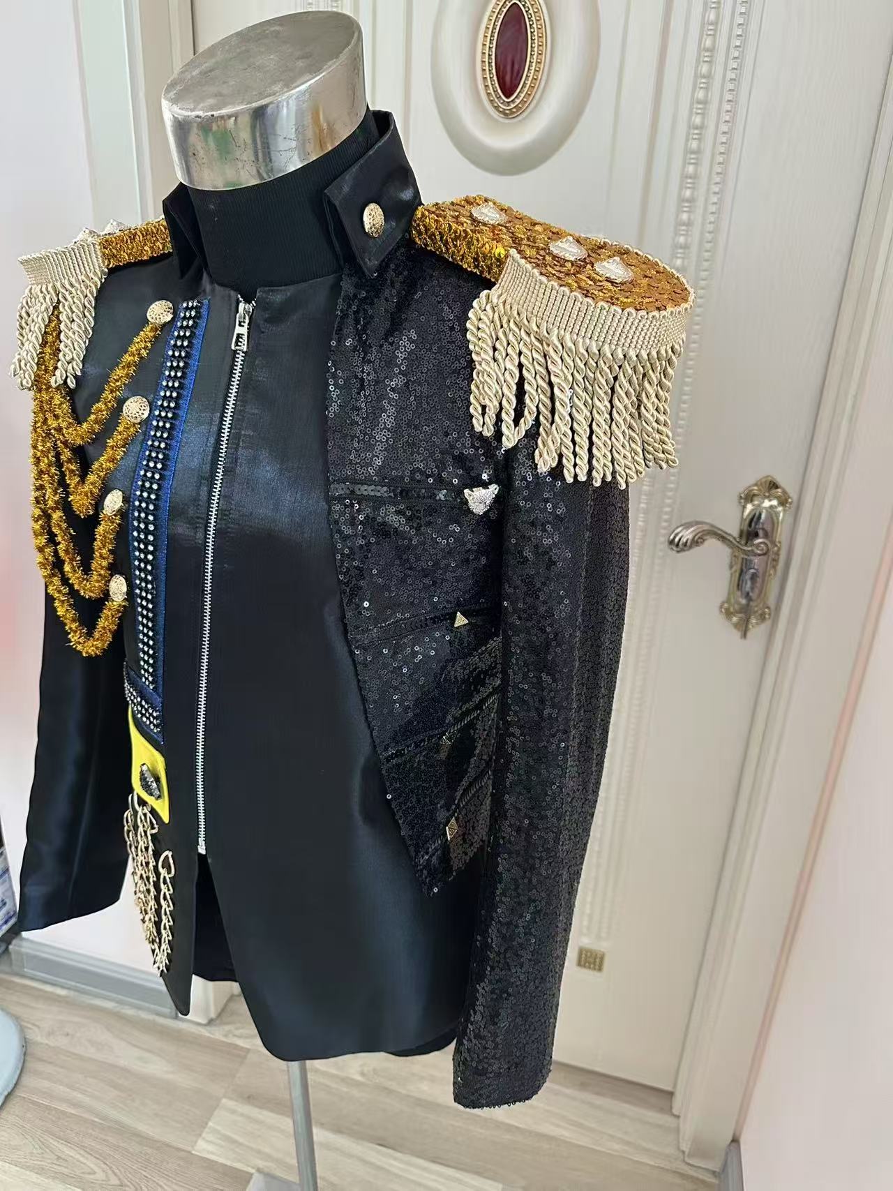 Yeni Erkek Püskül Kraliyet Cek - Men Formal Wear Wedding incelemesi ve fiyatı