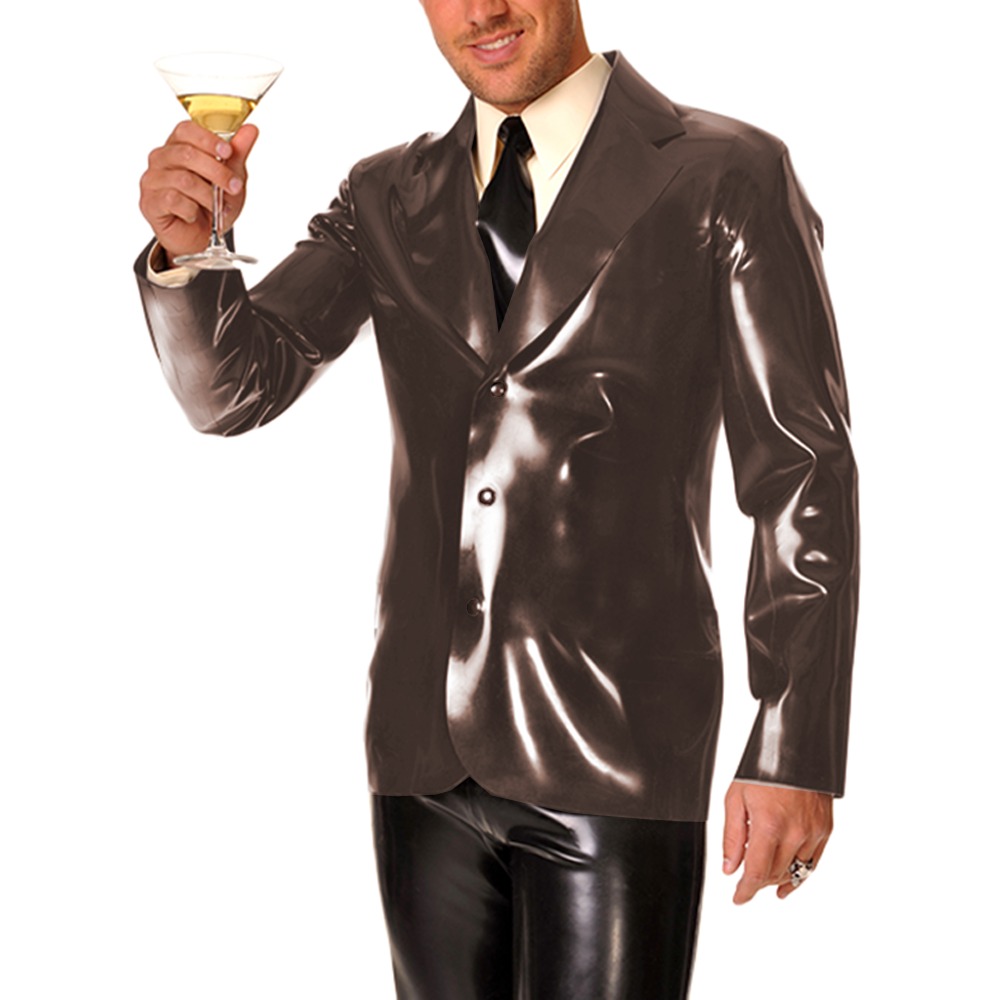 Erkek Uzun Kollu Vinil PVC Der - Mens Formal Look incelemesi ve fiyatı