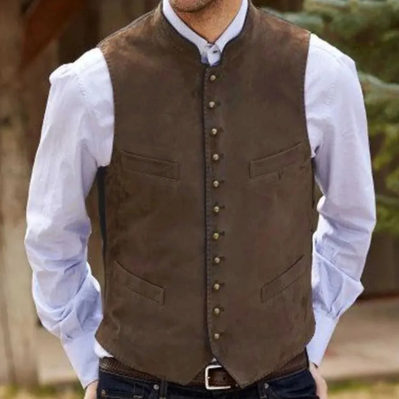 Erkekler Yelek Kahve Süet Kadi - Men Formal Wear Outfits incelemesi ve fiyatı