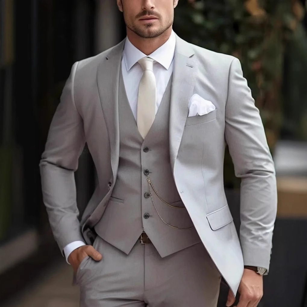 3 Parça Pembe Resmi Erkek Takı - Men Formal Wear Pink incelemesi ve fiyatı
