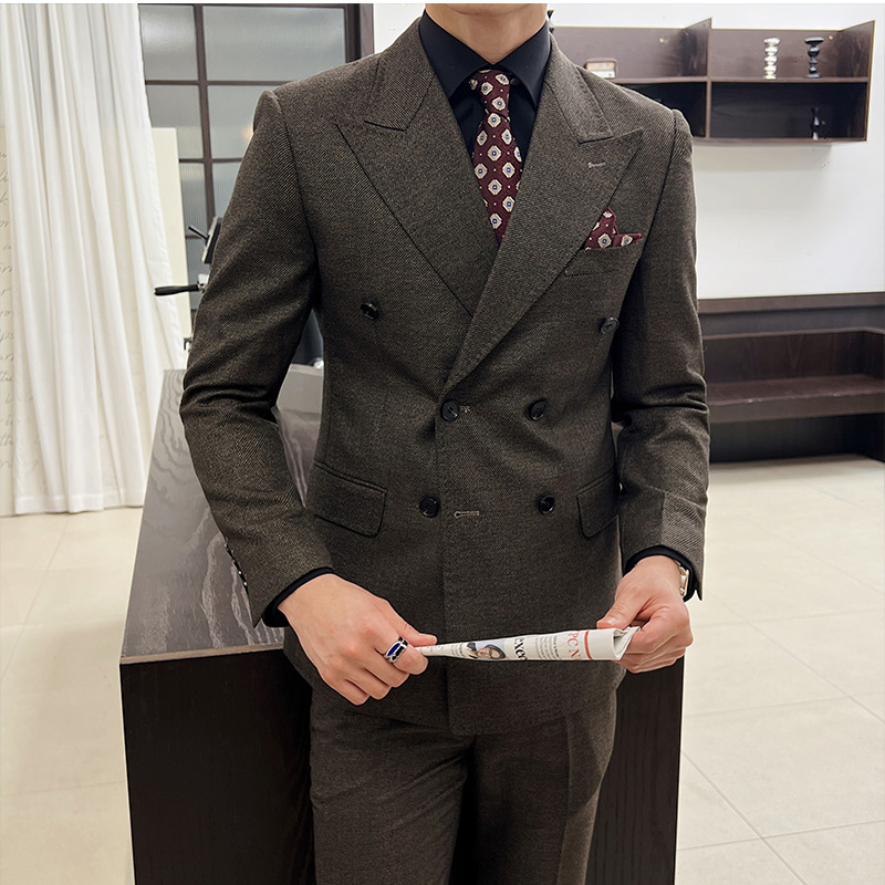 Erkekler Vintage lüks çift göğ - Men Formal Wear Wedding incelemesi ve fiyatı