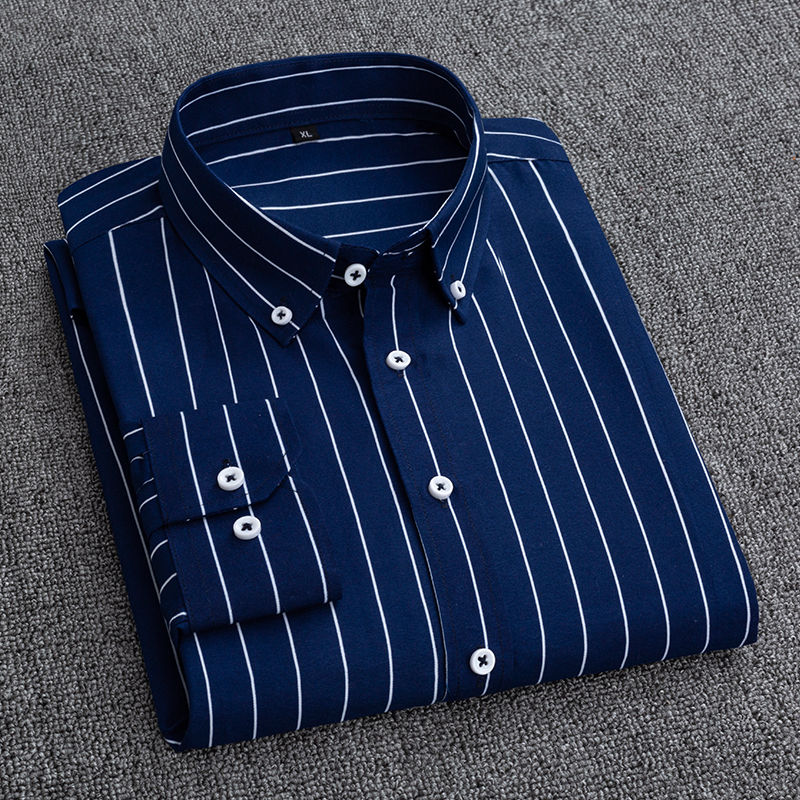 Erkek gömlekler çizgili uzun k - Korean Men Formal Wear incelemesi ve fiyatı
