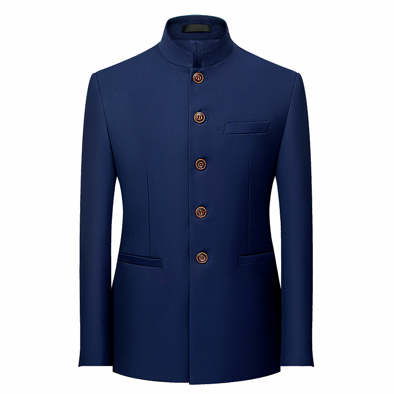 2026 Erkek Çin Tarzı Uzun Koll - Korean Men Formal Wear incelemesi ve fiyatı