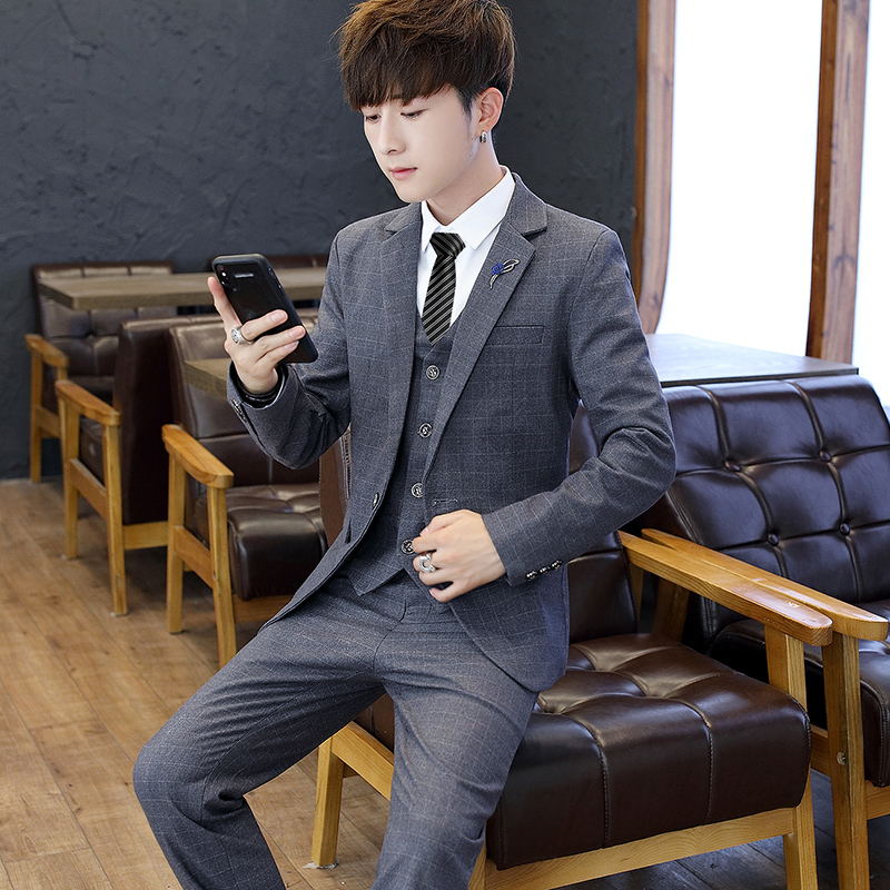 Erkekler için Slim Fit Tee Par - Korean Men Formal Wear incelemesi ve fiyatı