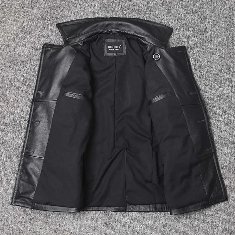 Hakiki deri ceket erkek üst ka - Men Formal Wear Coat incelemesi ve fiyatı