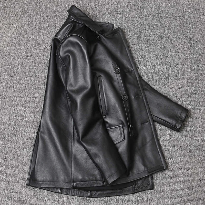 Hakiki deri ceket erkek üst ka - Men Formal Wear Coat incelemesi ve fiyatı