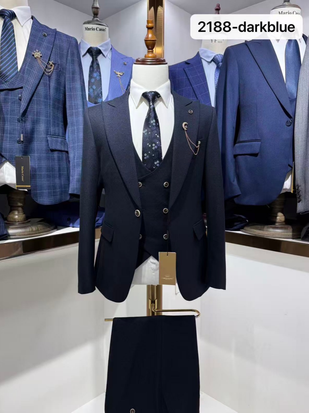 Koyu Mavi Erkek Resmi Takım El - Men Formal Wear Clothes incelemesi ve fiyatı